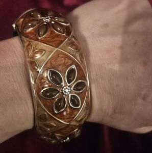 Enamel Cuff Bracelet